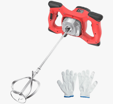 Batidor de cemento, mezclador de concreto eléctrico de 2100 W con 6 velocidades