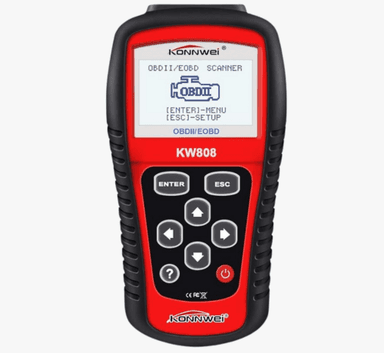 KONNWEI KW808 lector de código Auto OBDII, escáner OBD2 con pantalla grande de 2.8", herramienta de diagnóstico completa para comprobar luz de motor y analizar códigos de falla en autos desde 1996